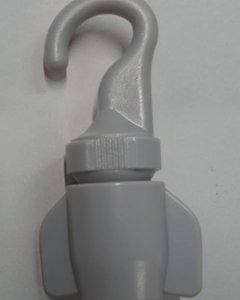 Lifting hook f/wire rope aisle lighting